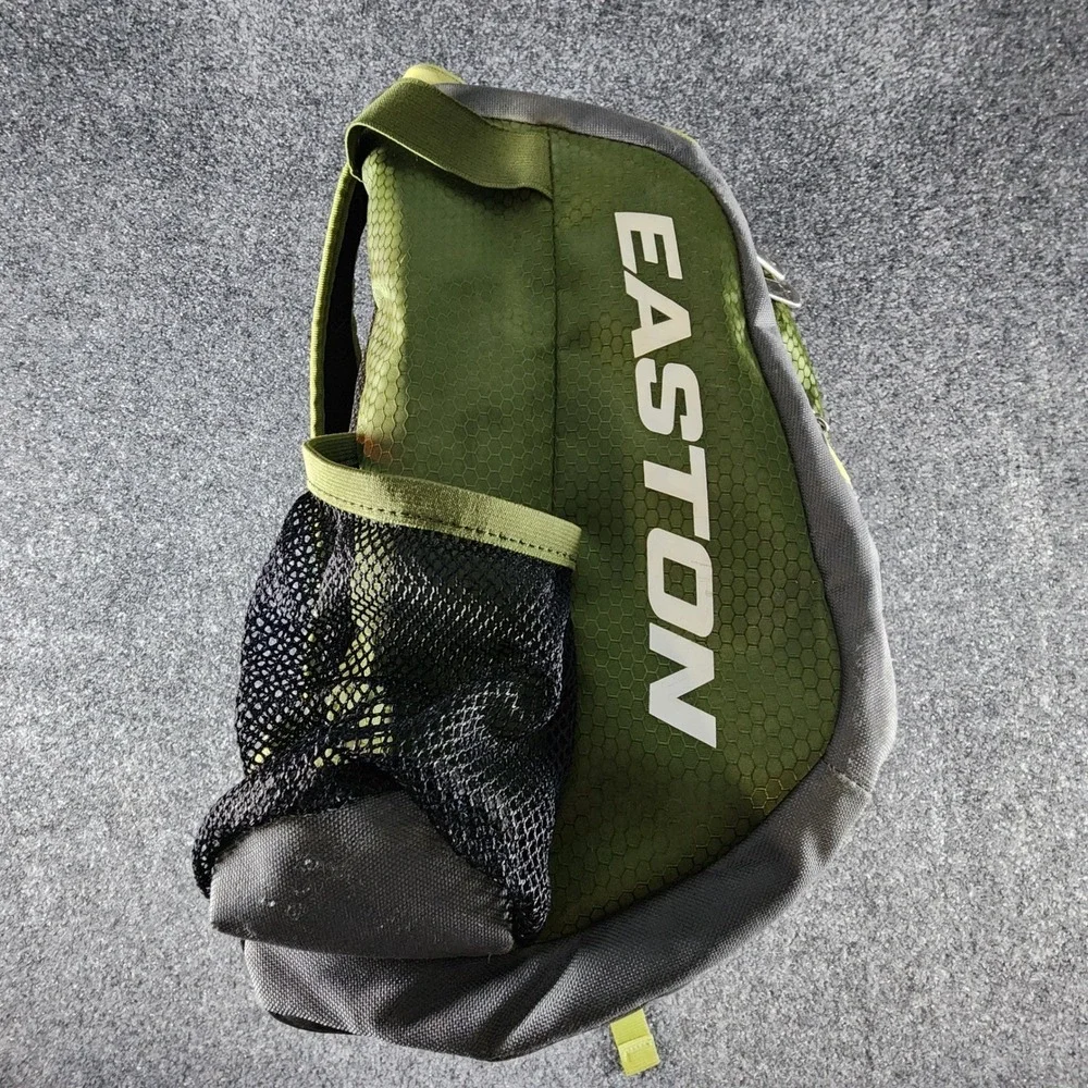 Easton Baseball Softball Equipment Backpack Bag Green Grey Honeycomb‎ Ripstop
